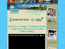 Tablet Screenshot of kirkkovecottages.com